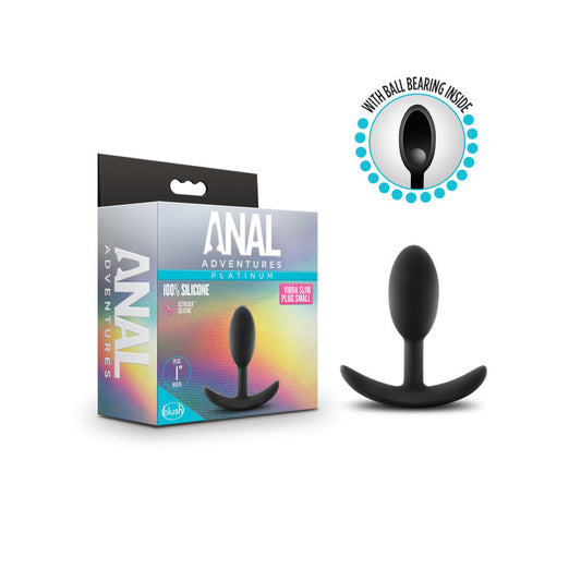 Anal Adventures Platinum Vibra Slim Plug - Just for you desires