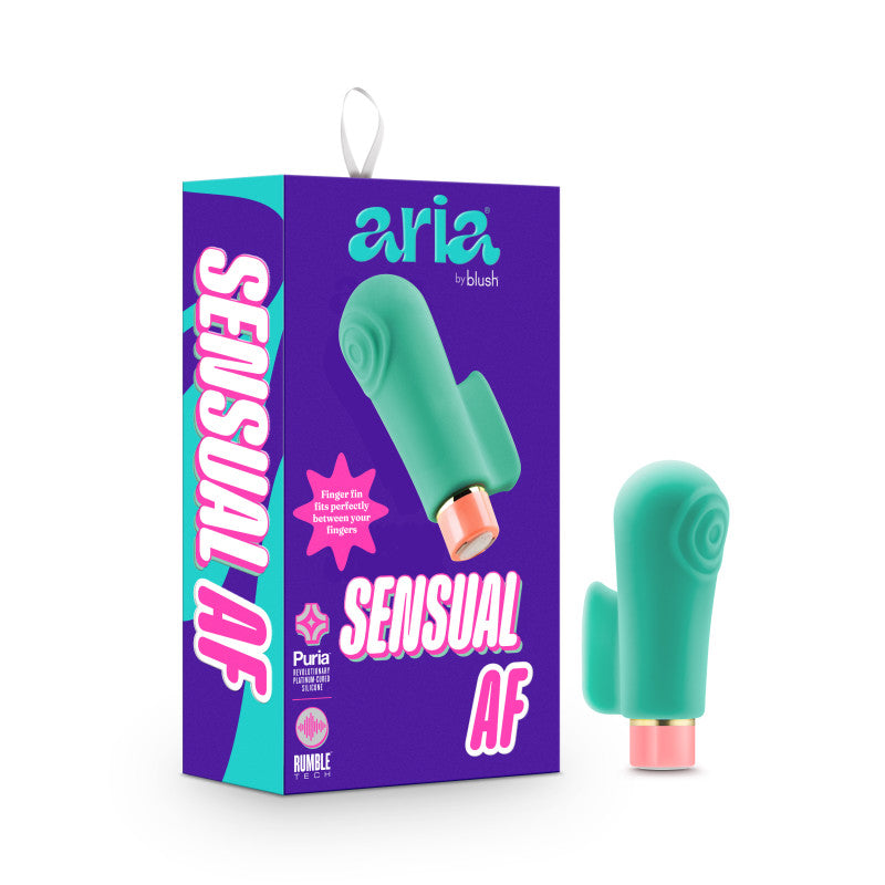 Aria Sensual AF - Teal USB Rechargeable Stimulator - Just for you desires