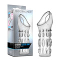 Performance Studded Sleeve Ring - Clear - Clear Penis Sleeve - Just for you desires
