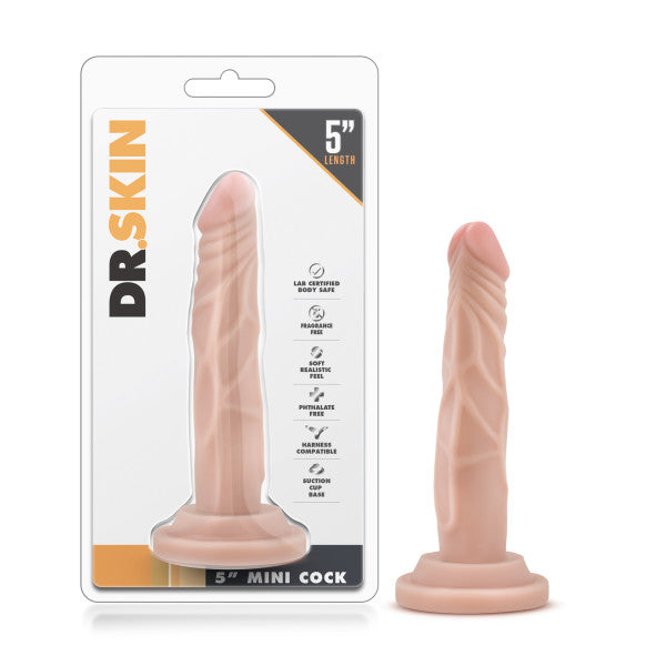 Dr. Skin 5'' Mini Cock - Flesh 12.7 cm Dong - Just for you desires
