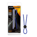 Stay Hard - Silicone Loop Cock Ring - Blue Adjustable Lasso Cock Ring - Just for you desires