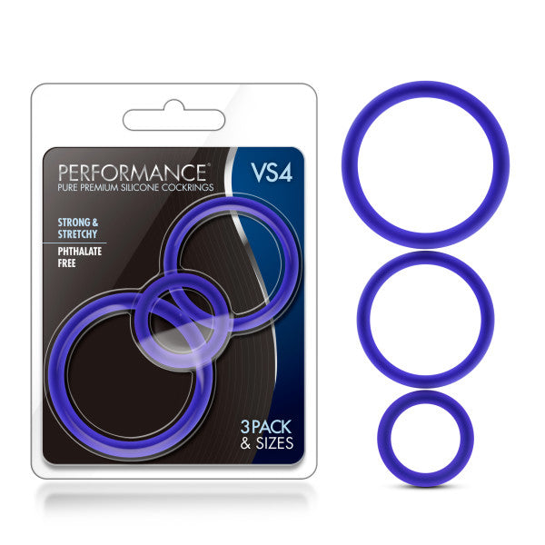 Performance VS4 Pure Premium Silicone Cockrings - Just for you desires
