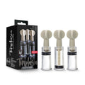 Temptasia Clit & Nipple Twist Suckers - Clear Suckers - Set of 3 - Just for you desires