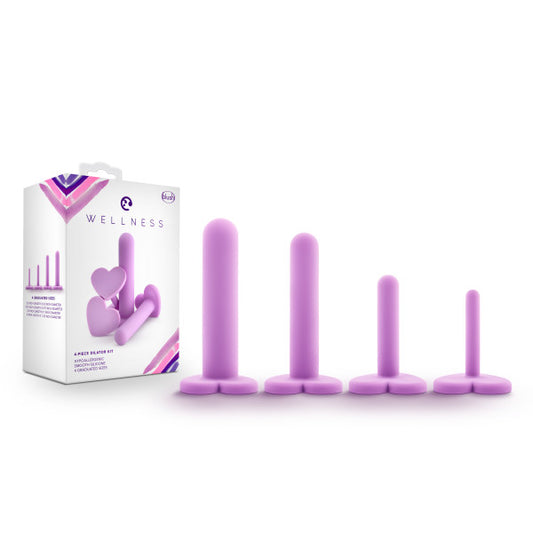 Wellness - Dilator Kit - Purple Vaginal Dilators - Set of 4 Sizes