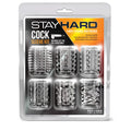 Stay Hard - Cock Sleeve Kit - Clear Penis Sleeves - 6 Pack - Just for you desires