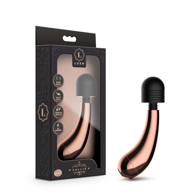 Lush Callie - Rose Gold USB Rechargeable Mini Massager Wand - Just for you desires