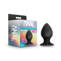 Anal Adventures Platinum Anal Stout Plug - Large - Black 9.5 cm Large Butt Plug - Just for you desires
