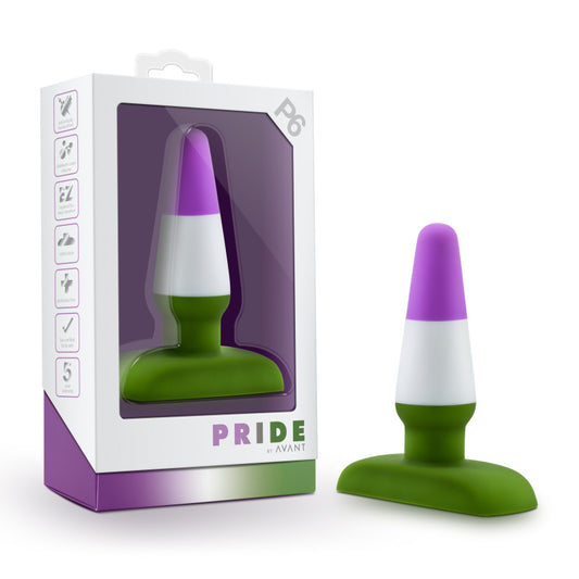 Avant Pride P6 - Beyond - Coloured 10.8 cm Butt Plug - Just for you desires