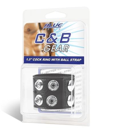 1.5" Cock Ring With Ball Strap - Just for you desires