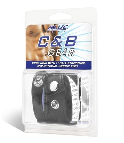 Cock Ring With 1" Ball Stretcher And Optional Weight Ring - Just for you desires