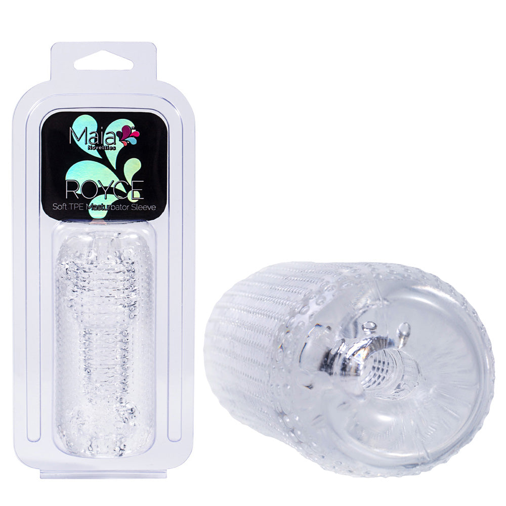 Maia ROYCE - Clear - Clear 12 cm Stroker - Just for you desires