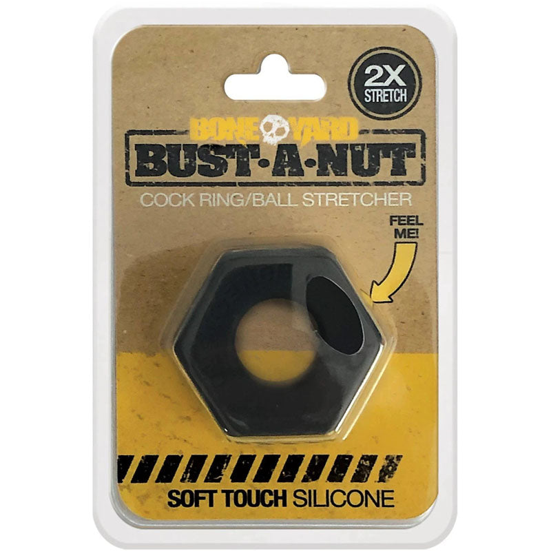 Boneyard Bust a Nut Cock Ring Black - Just for you desires