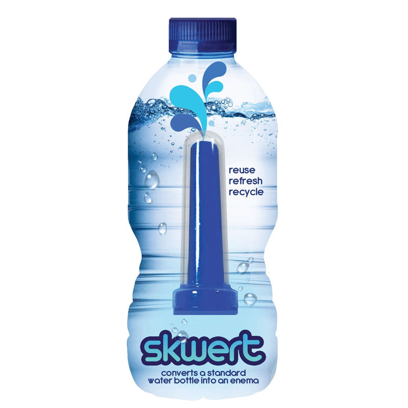 Boneyard Skwert 1 Piece Douche Nozzle - Blue Douche Nozzle for Water Bottles - Just for you desires