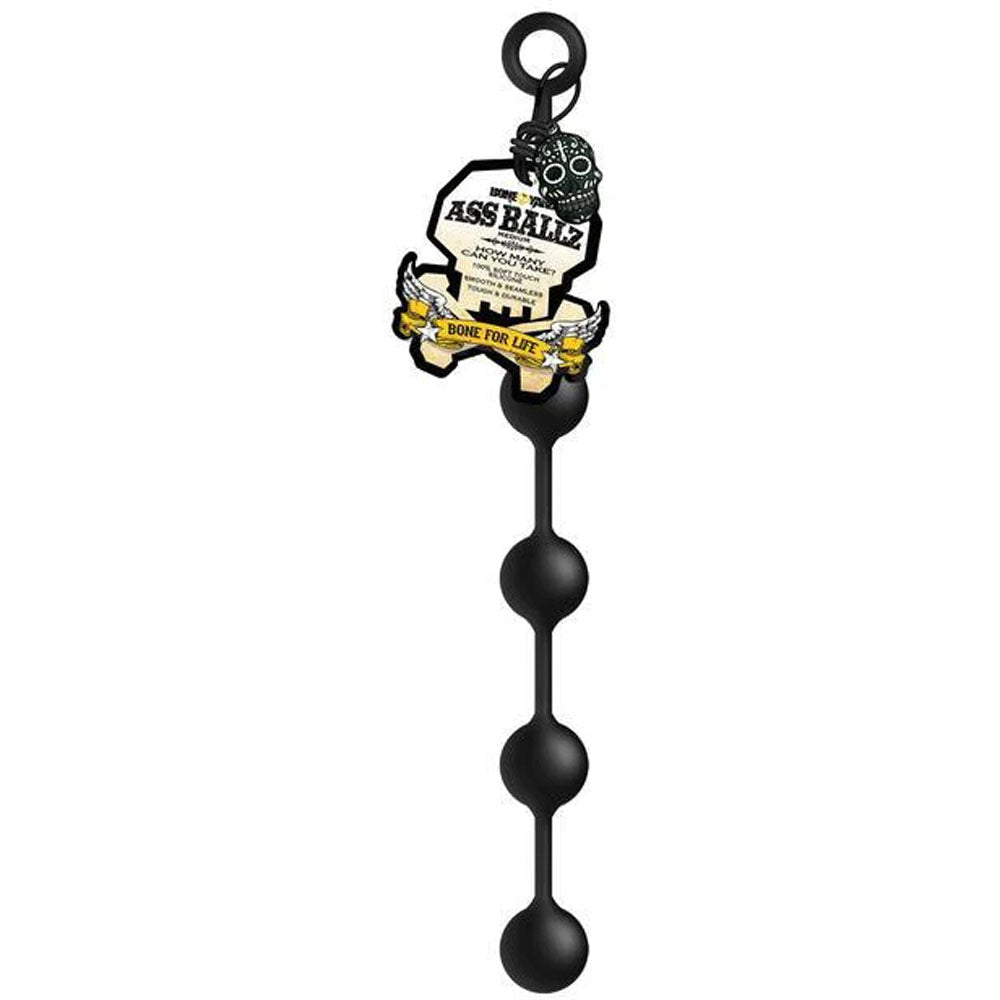 Boneyard Ass Ballz M - Black 40 cm Medium Anal Balls - Just for you desires