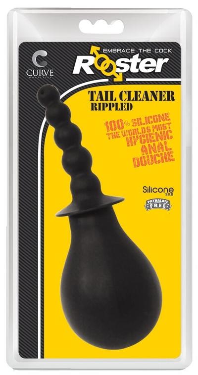 Rooster Tail Cleaner Rippled Black - Just for you desires