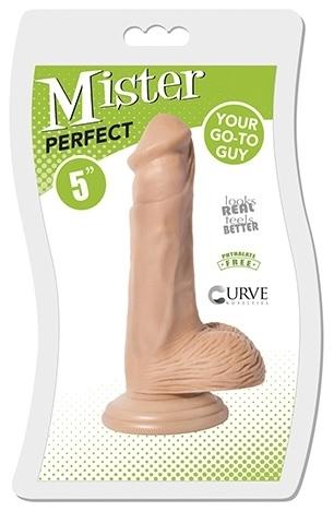 Mister Perfect - Vanilla 5" Insertable - Just for you desires