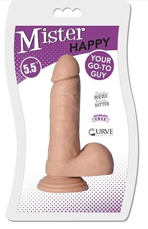 Mister Happy Vanilla 5.5" Insertable - Just for you desires