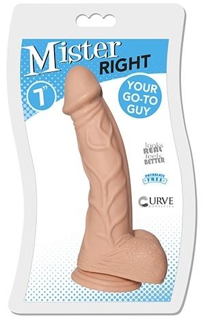 Mister Right - Vanilla 7" Insertable - Just for you desires