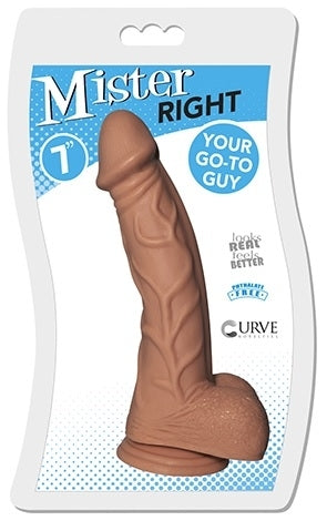 Mister Right Caramel 7" Insertable - Just for you desires