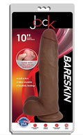 Jock 10" Bareskin Dong With Balls Latte - Just for you desires