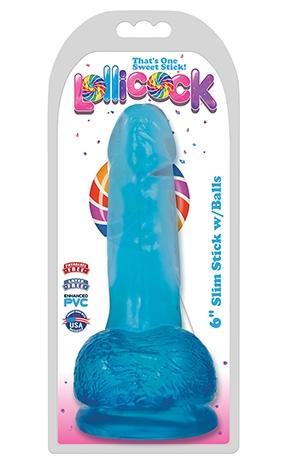 6" Slim Stick With Balls Berry Ice - Just for you desires