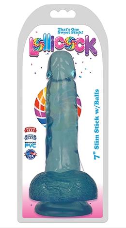 7" Slim Stick With Balls Berry Ice - Just for you desires