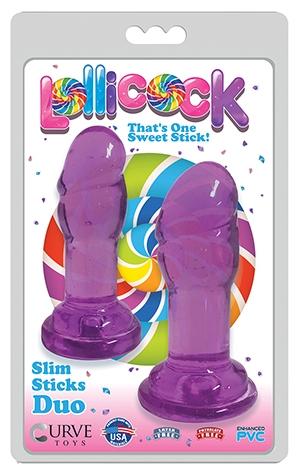 Lollicock Slim Stick Duo Grape Ice - Just for you desires