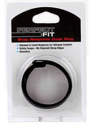 Snap Neoprene Cock Ring - Just for you desires