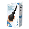 CleanScene 4 Piece Soft Squeeze Beaded Anal Douche Set with Flared Base - 250 ml Capacity with Free Travel Douche Included - Just for you desires