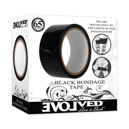 Evolved Black Bondage Tape - Just for you desires