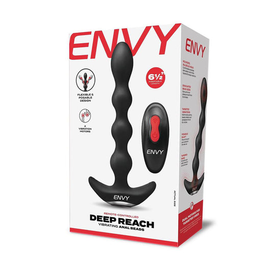 Envy Deep Reach Vibrating Anal Beads - Just for you desires