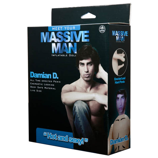 Massive Man Damian D Pvc Doll Flesh - Just for you desires