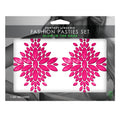GLOW Fashion Pasties Set - Glow Pink Crystals - Just for you desires