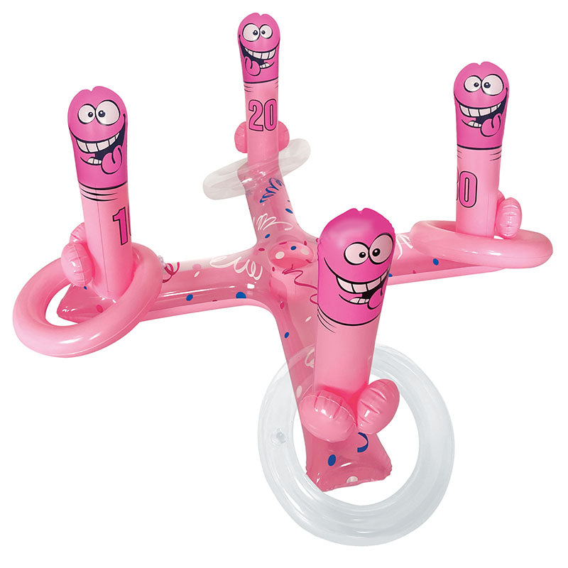 Inflatable Pecker Toss Game - Hens Novelty Game - Just for you desires