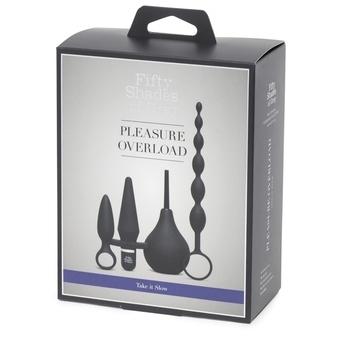 Fifty Shades Of Grey Pleassure Overload Take It Slow Anal Kit (4 Piece) Blk - Just for you desires
