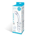 8" Ribbed G-Spot Glass Dildo - Just for you desires