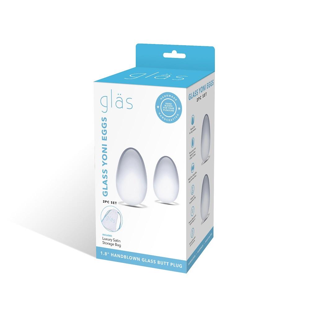Glass Yoni Eggs 2pc - Just for you desires