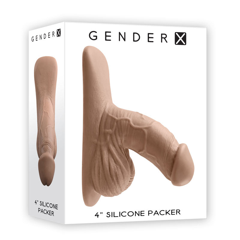 Gender X 4'' SILICONE PACKER MEDIUM - Tan 10 cm Packer - Just for you desires