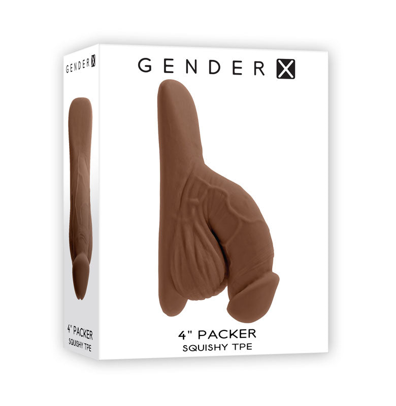 Gender X 4'' PACKER - Dark - Just for you desires