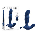 Gender X TRUE BLUE - Blue 13.5 cm USB Rechargeable Thrusting Prostate Massager - Just for you desires