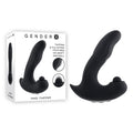 Gender X MAD TAPPER - Black USB Rechargeable Double Tapping Vibrating Massager - Just for you desires