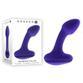 Gender X ANYBODYS PLUG - Blue 11.4 cm USB Rechargeable Vibrating Butt Plug - Just for you desires