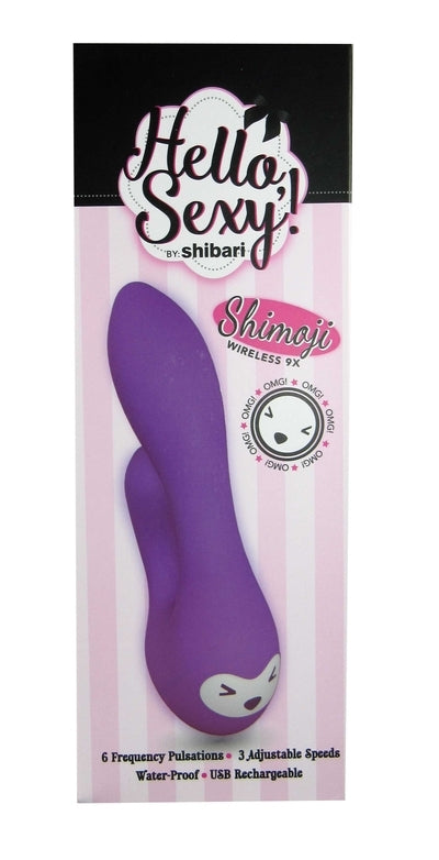 Shimoji Omg! (Purple/9 Multi Pulsations/Rechargeable) Hello, Sexy! - Just for you desires