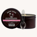 Hemp Seed 3-In-1 Massage Candle - Zen Berry Rose (Blackberry, Yellow Rose & Amber) - 170 g - Just for you desires