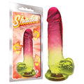 Shades 8'' Jelly TPR Dong - Pink 20.3 cm Dong - Just for you desires