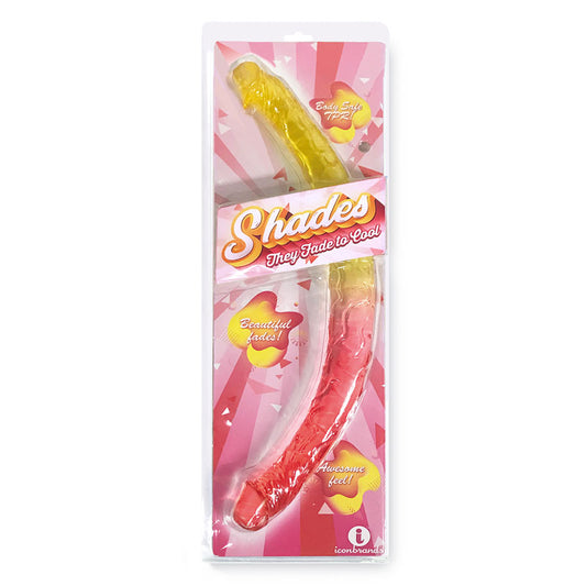 Shades 17'' Jelly TPR Double Dong - Just for you desires