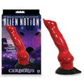 Alien Nation - Cerberus Vibrating - Red 20.3 cm Vibrating Canine Fantasy Dong - Just for you desires