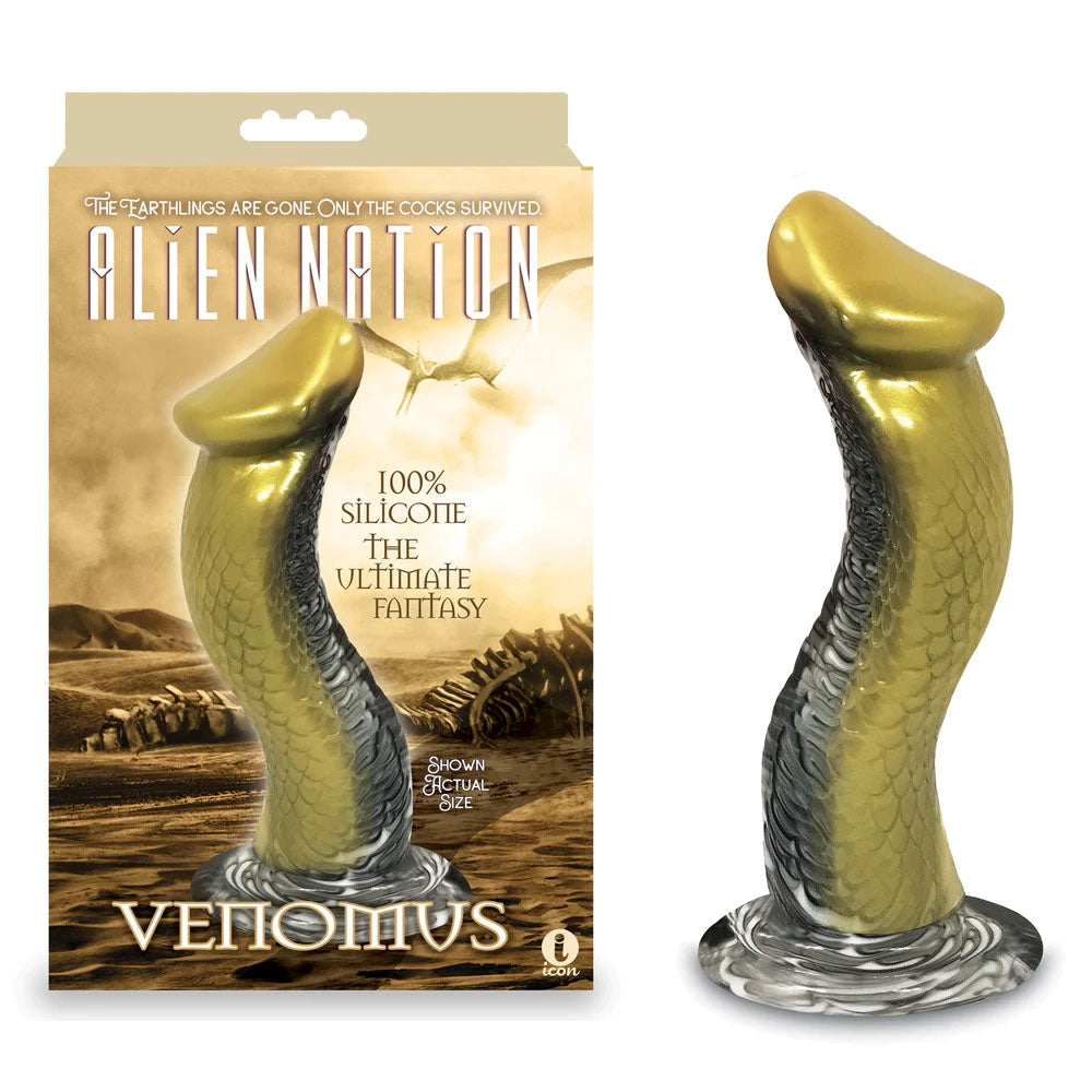 Alien Nation - Venomus - Gold 22.9 cm Snake Fantasy Dong - Just for you desires