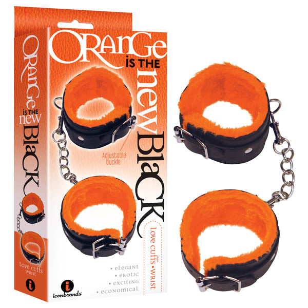 Orange Is The New Black - Love Cuffs - Wrist - Black Fluffy Wrist Restraints - Just for you desires