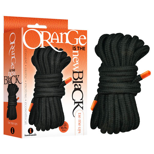 Orange Is The New Black - Tie Me Ups - Black Bondage Rope - 5 m Length - Just for you desires